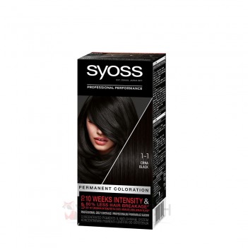 ﻿Фарба для волосся 1-1 Чорний Baseline Syoss