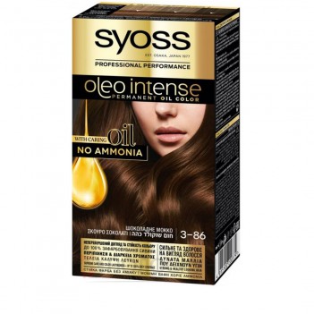 ﻿Фарба для волосся Oleo Intense (3-86) Шоколадне молоко Syoss