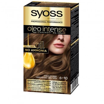 ﻿Фарба для волосся Oleo Intense (6-10) Темно русий Syoss