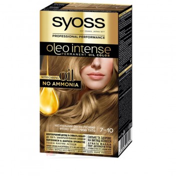 ﻿Фарба для волосся Oleo Intense (7-10) Натуральний світло русий Syoss