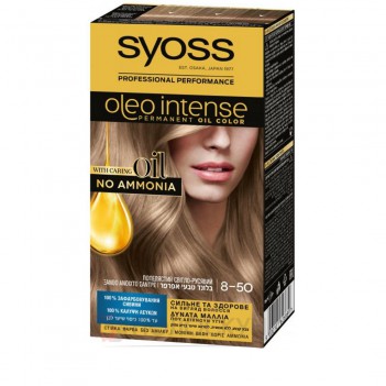 ﻿Фарба для волосся Oleo Intense (8-50) Попелястий світло русий Syoss