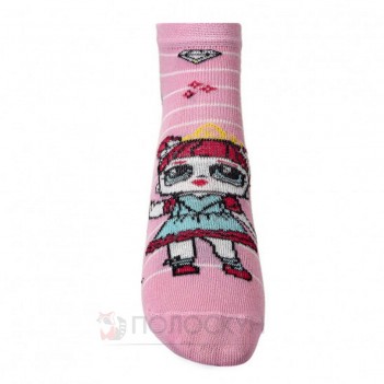 ﻿Дитячі шкарпетки з принцесами LOL 12-14р V&T
