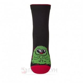 ﻿Дитячі шкарпетки з зеленим монстром 14-16р V&T