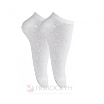 ﻿Жіночі шкарпетки сліди однотонні білі 23-25р V&T