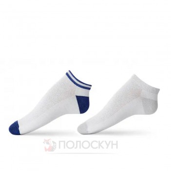 ﻿Жіночі шкарпетки Люрекс сітка Синій Спорт 23-25р V&T