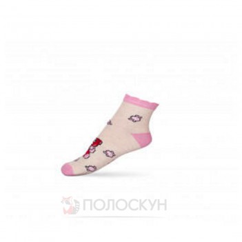 ﻿Дитячі шкарпетки для дівчаток Валєрка Молочний 12-14р V&T