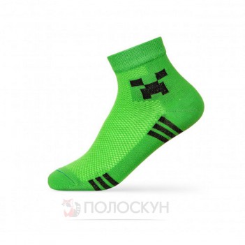 ﻿Дитячі шкарпетки сітка Зелений кислотний 18-20р Кріпер V&T