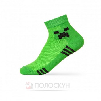﻿Дитячі шкарпетки сітка Зелений кислотний 22-24р Кріпер V&T