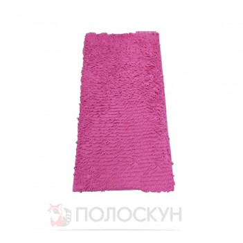 ﻿Килимок з тканини шеніл 50/80 см ,темно-рожевий/рожевий Vezzer
