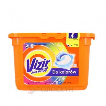 ﻿Гелеві капсули для прання Color Vizir