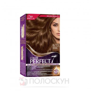 ﻿Крем-фарба для волосся 6/73 Карамельний шоколад  Wella